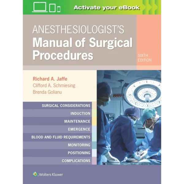 Anesthesiologist's Manual of Surgical Procedures