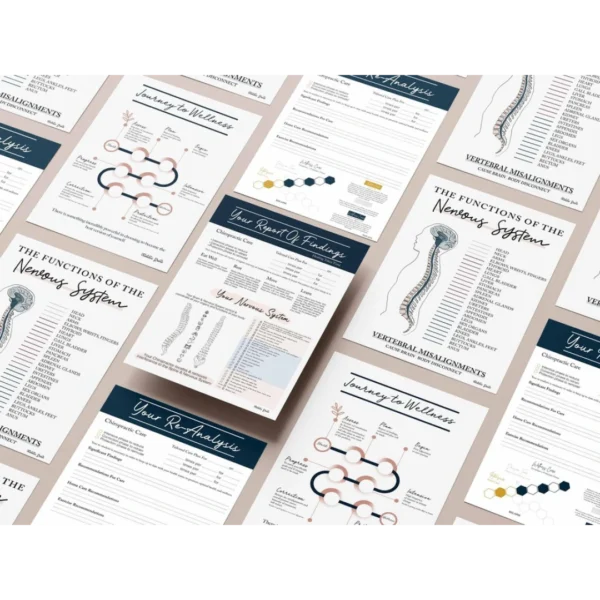 The Ultimate ROF Digital Package // Chiropractic // Vitalistic // Report of findings // misalignment // Re-analysis // Printable